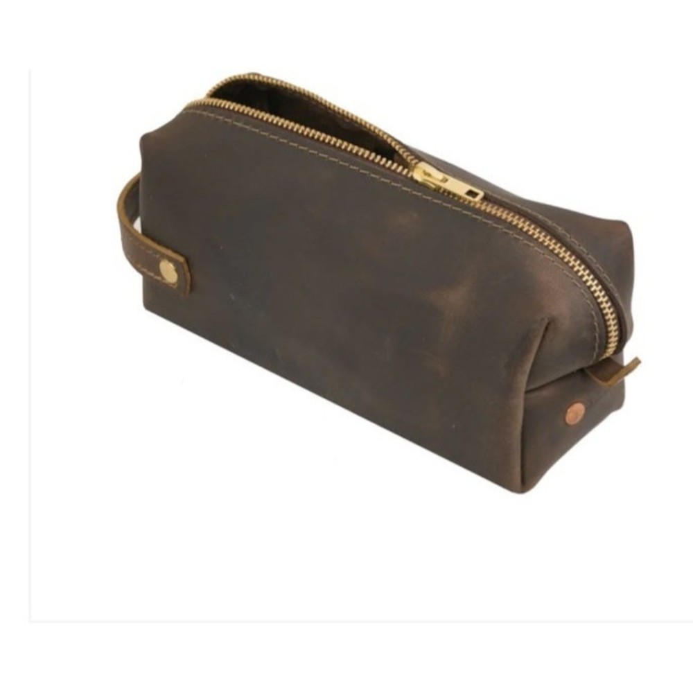 Rustico High Line Medium Leather Toiletry dopp Bag NWT